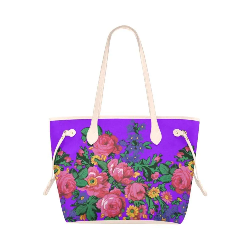 Kokum's Revenge-Lilac Clover Canvas Tote Bag