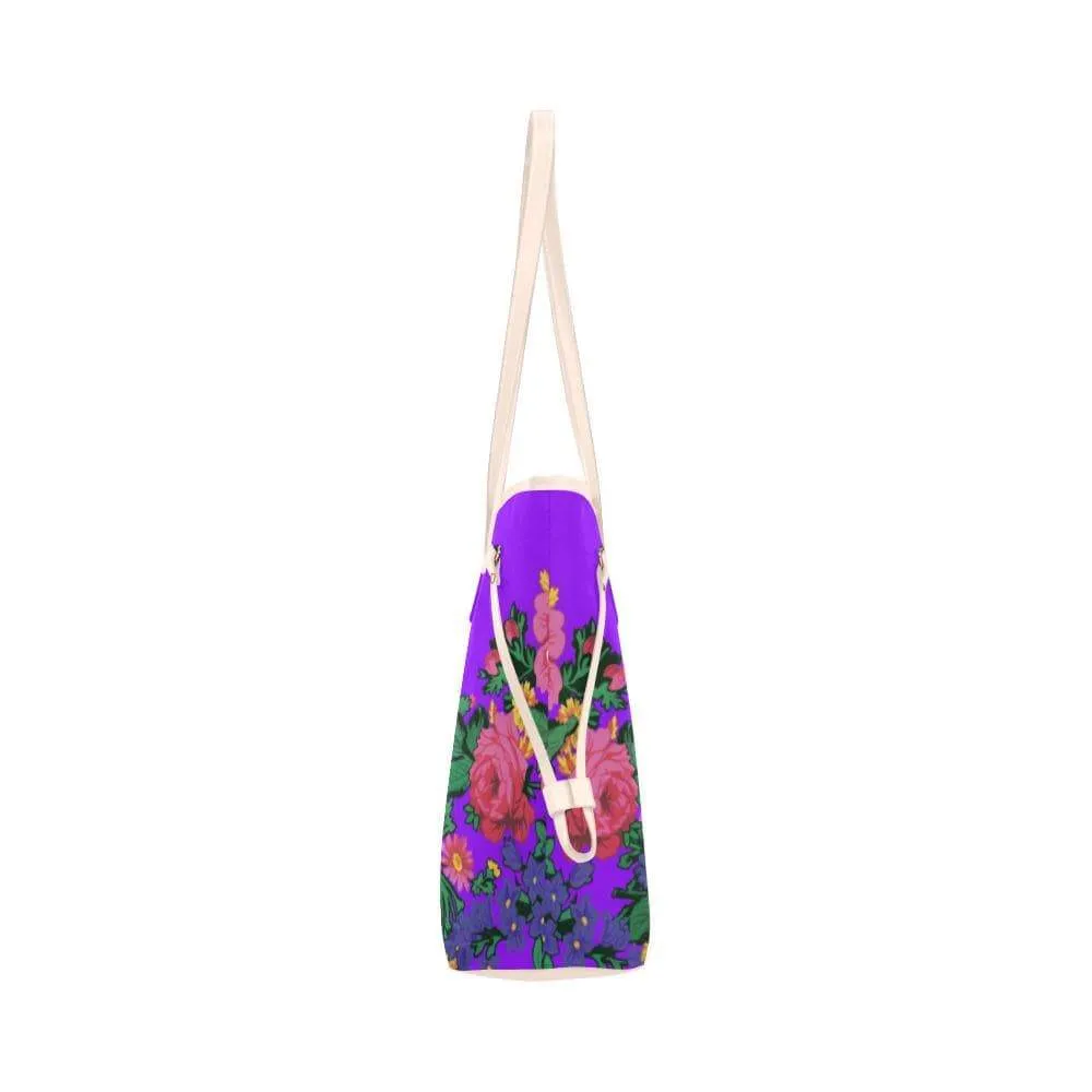 Kokum's Revenge-Lilac Clover Canvas Tote Bag