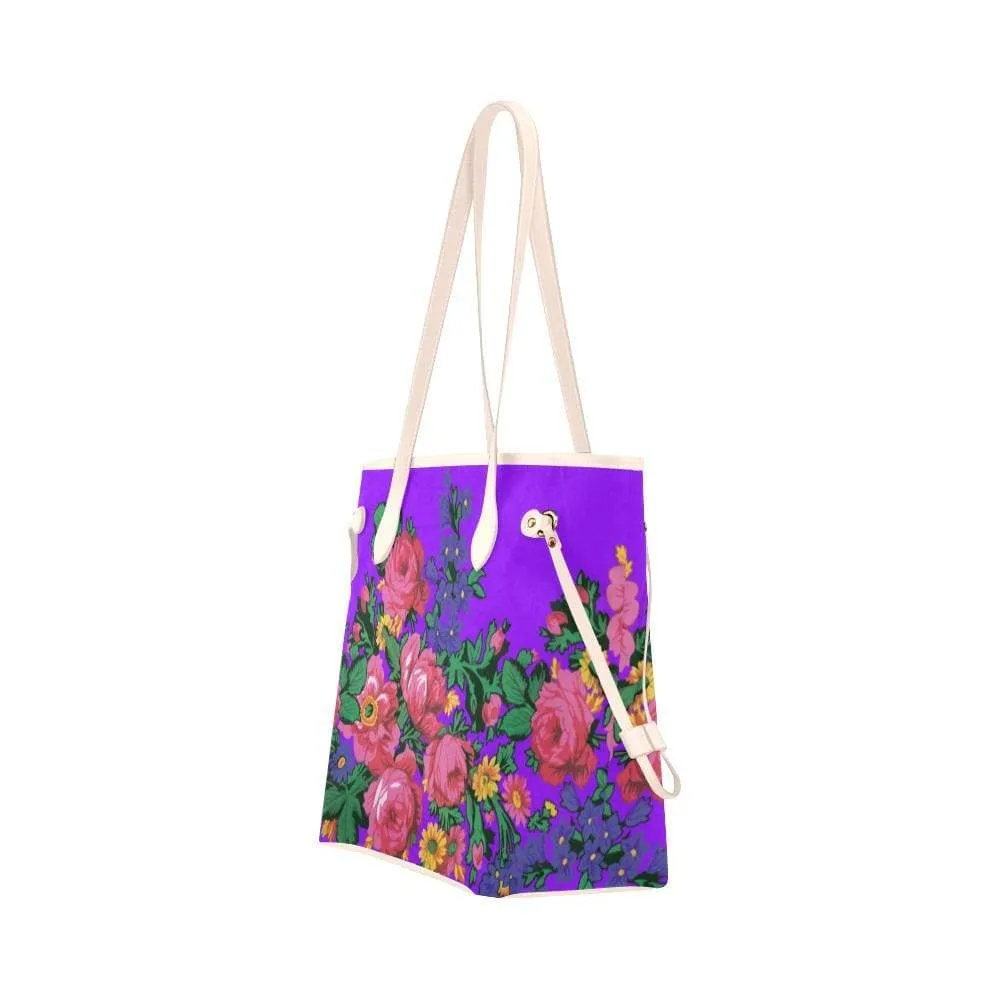 Kokum's Revenge-Lilac Clover Canvas Tote Bag