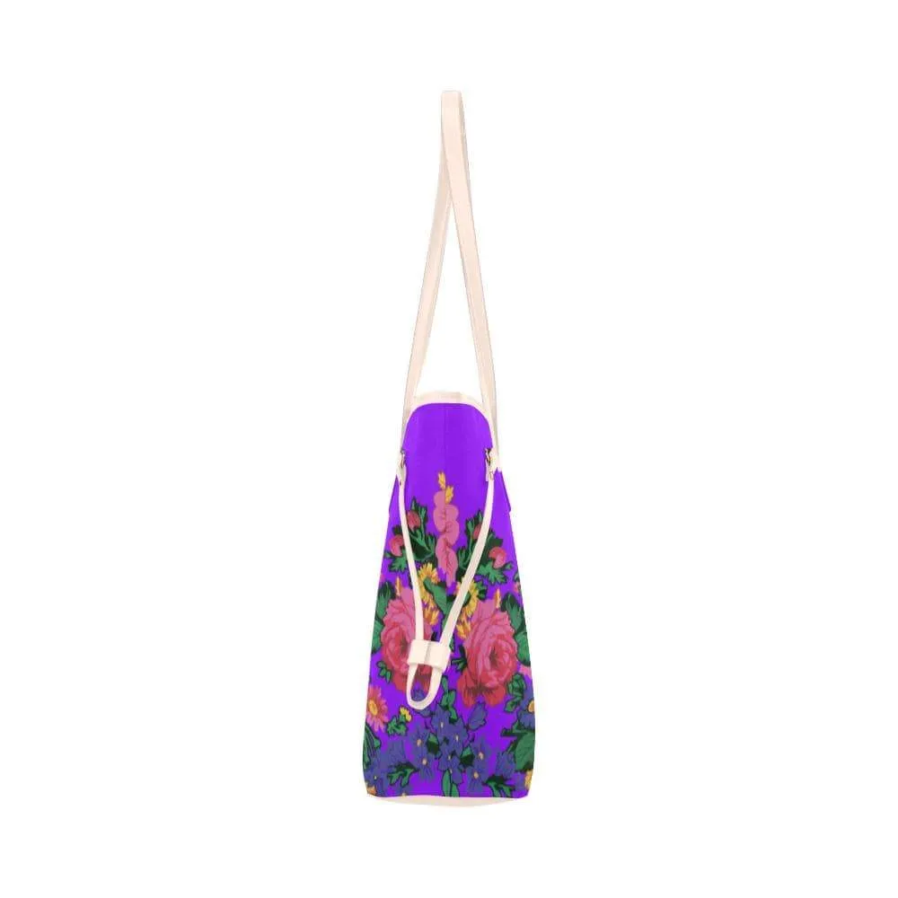 Kokum's Revenge-Lilac Clover Canvas Tote Bag