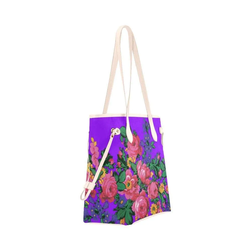 Kokum's Revenge-Lilac Clover Canvas Tote Bag