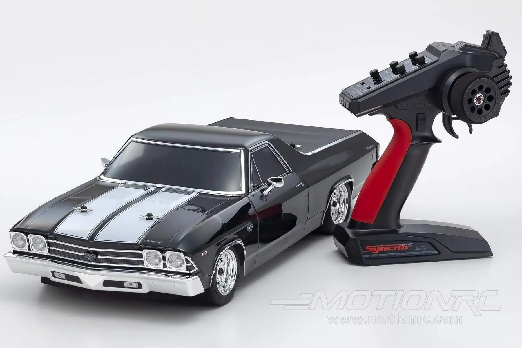 Kyosho Fazer Mk2 FZ02L 1969 Chevy El Camino SS396 Tuxedo Black 1/10 Scale 4WD Car - RTR