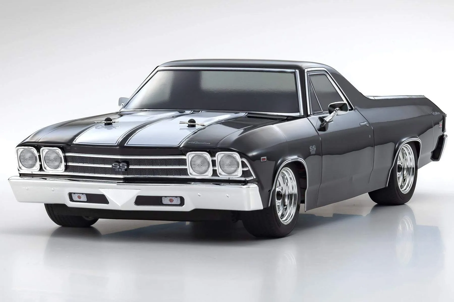 Kyosho Fazer Mk2 FZ02L 1969 Chevy El Camino SS396 Tuxedo Black 1/10 Scale 4WD Car - RTR