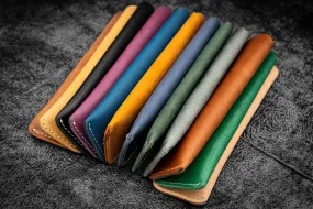 Leather Single Fountain Pen Sleeve - Multiple Colors