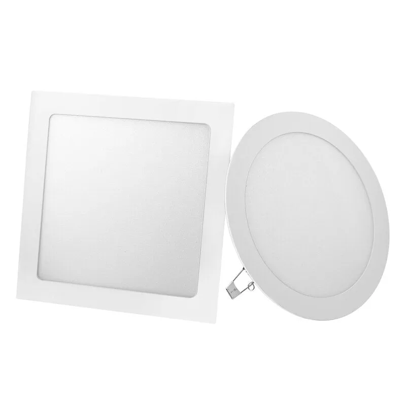 LED Panel Light 3W 4W 6W 9W 12W 15W 18W Round Square LED Spot light AC85~265V ceiling light Indoor Recessed Downlight