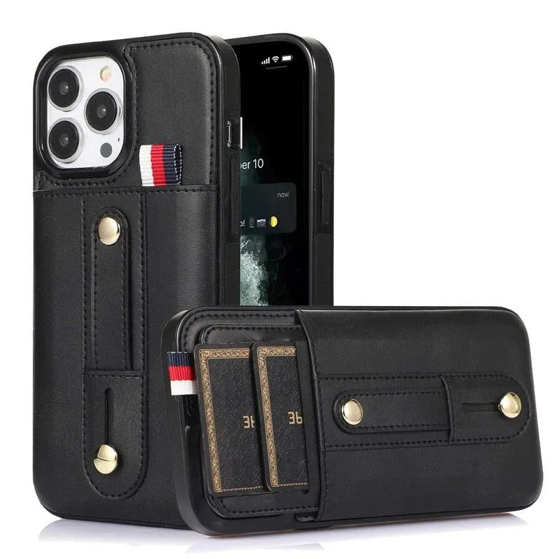 Leo Retro Leather Case with Card Slot For iPhone 15-16 Series