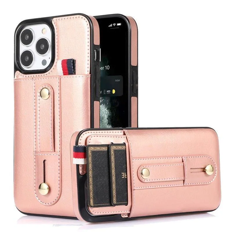 Leo Retro Leather Case with Card Slot For iPhone 15-16 Series