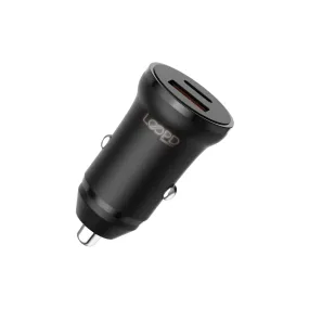 LOOP'D Dual Port PD Car Charger - 20W