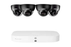 Lorex Fusion NVR with A4 4MP (2K) IP Dome Cameras - 4K 16-Channel (8 Wired   8 Wi-Fi Fusion) 2TB Wired System