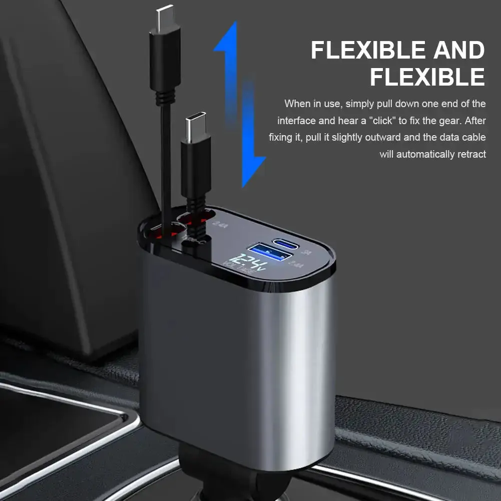 Luxinsly™ Retractable Car Charger