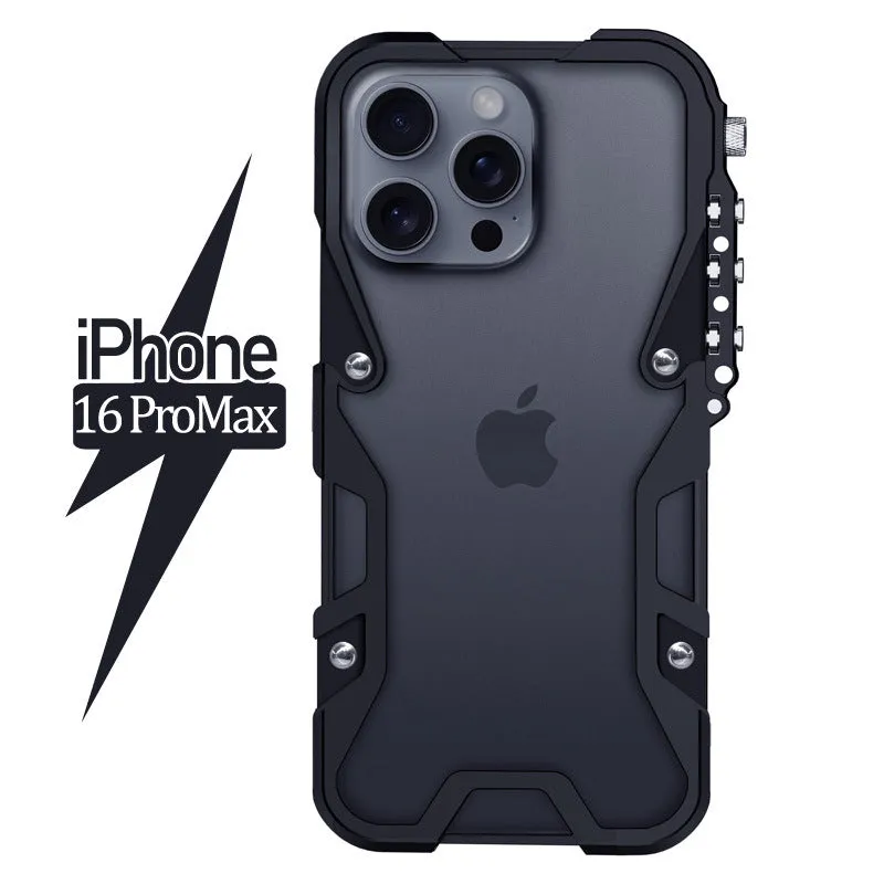 Luxury Metal Aluminum Bumper Armor Case For iPhone