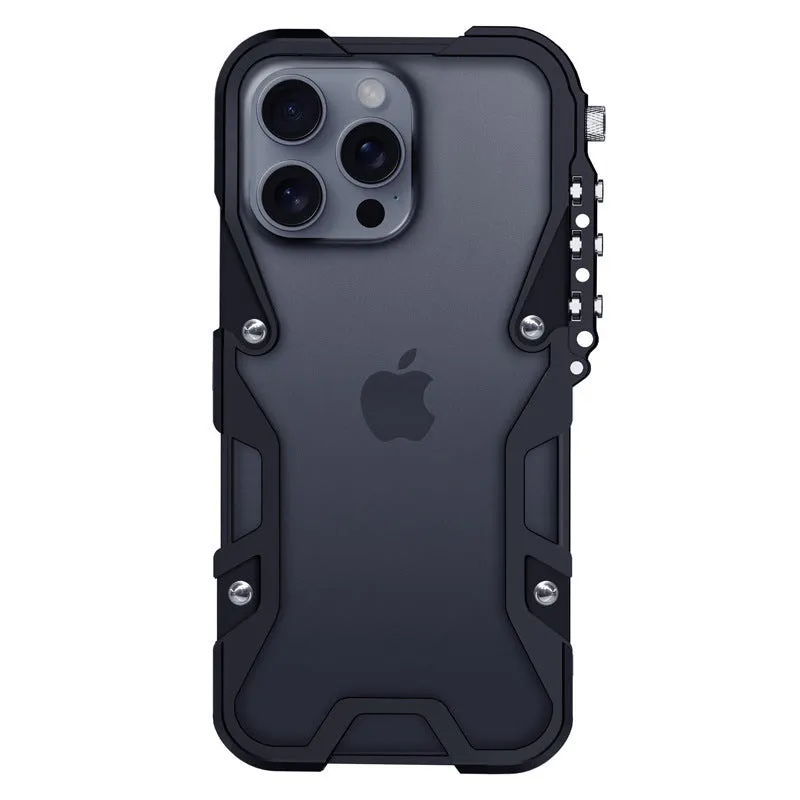 Luxury Metal Aluminum Bumper Armor Case For iPhone