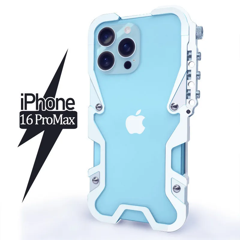 Luxury Metal Aluminum Bumper Armor Case For iPhone