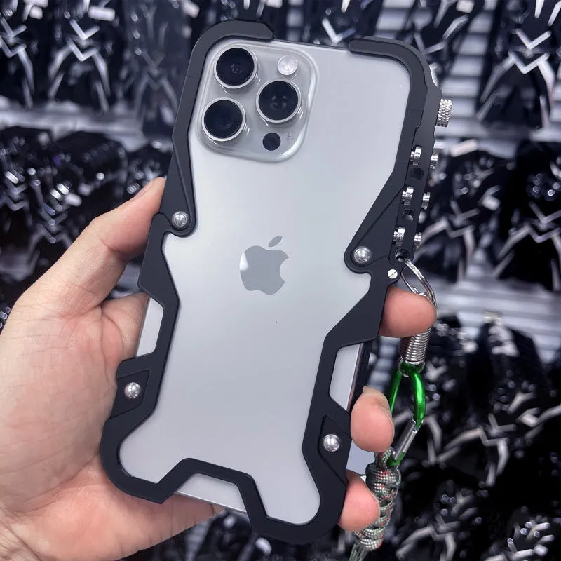 Luxury Metal Aluminum Bumper Armor Case For iPhone