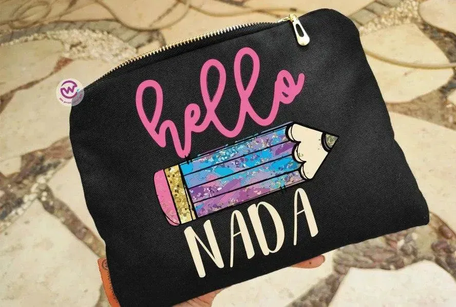 Makeup & Pencil Case- Back to School