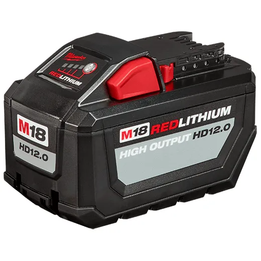 Milwaukee 48-59-1200 M18 Redlithium High Output Hd12.0 Battery Pack w/ Rapid Charger