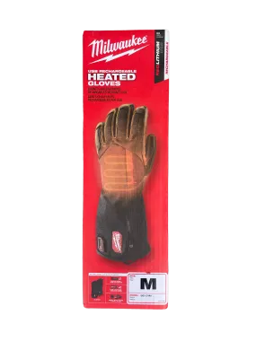 Milwaukee Medium Rechargeable Heated Gloves with REDLITHIUM USB Battery and Charger