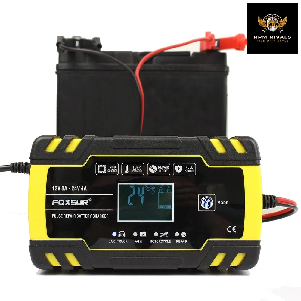 Motorcycle battery charger