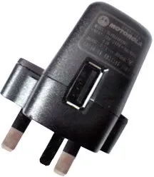 Motorola USB 3-Pin Mains Charger - SPN5516A