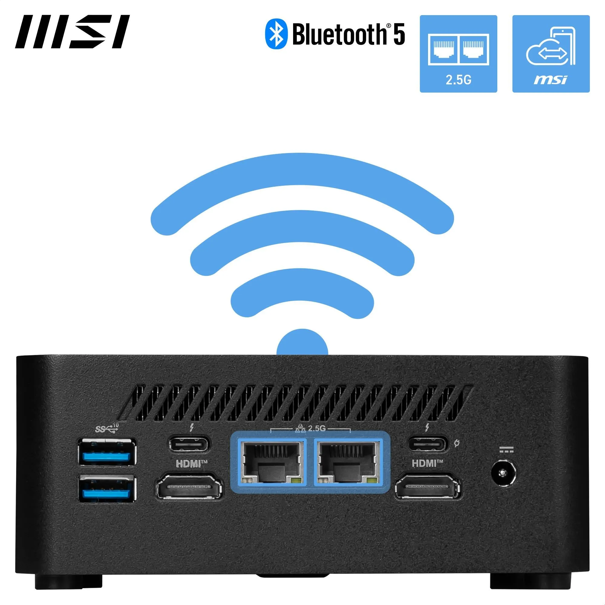 MSI Cubi NUC 1M-055AU Mini Desktop PC NUC (Intel Core 7)[1TB SSD]