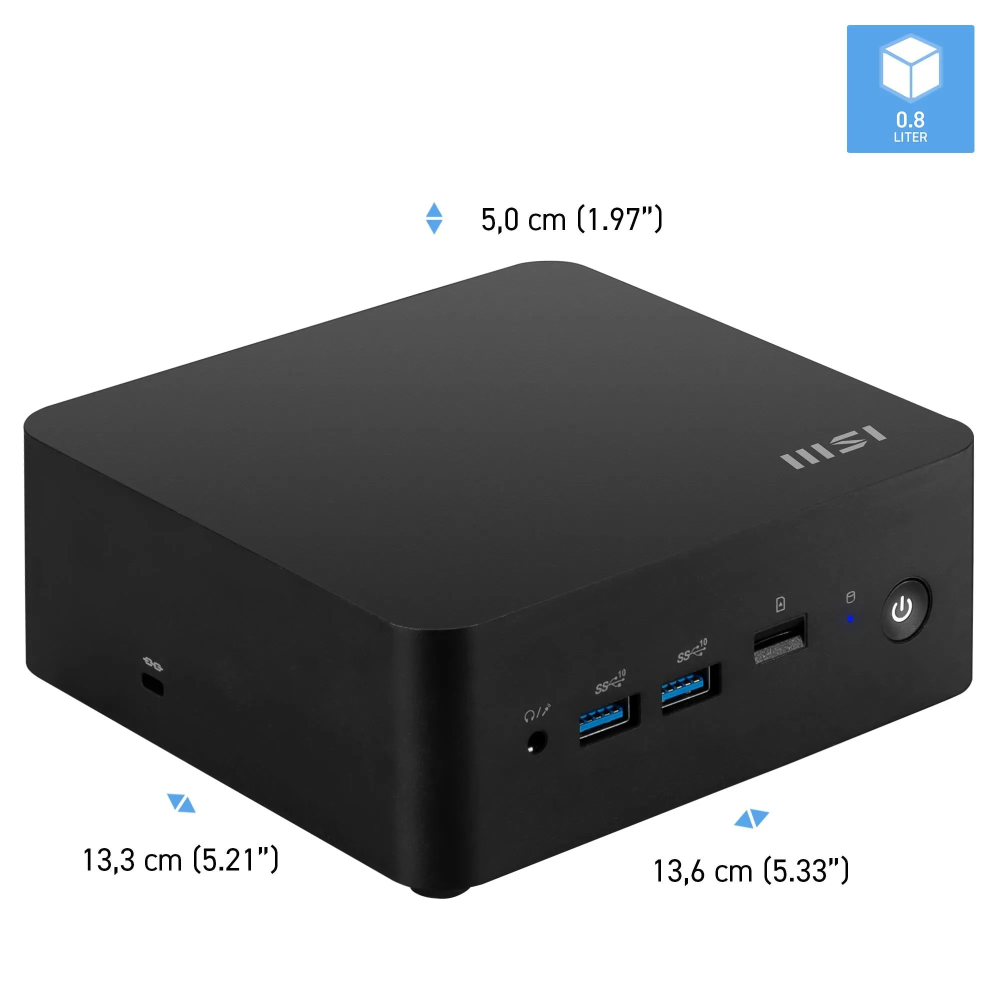 MSI Cubi NUC 1M-055AU Mini Desktop PC NUC (Intel Core 7)[1TB SSD]