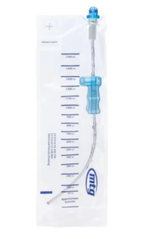 MTG EZ-Advancer Closed System Catheter, 1500ml, Privacy Bag, 14Fr, 16" Length