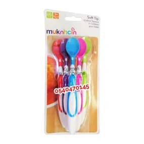 Muknhcin Soft Tip Spoon (6pcs) 3m 