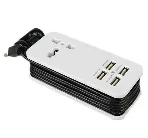 Multi-port Four-in-One USB Mobile Fast charging Port Power Strip Extension