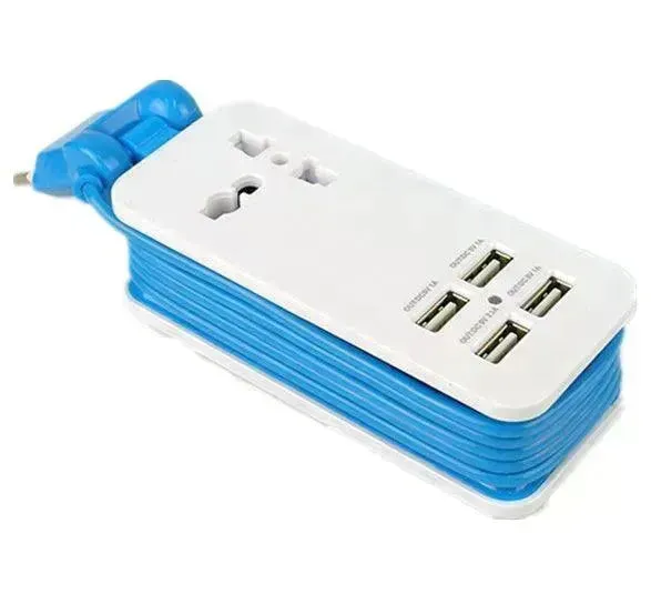 Multi-port Four-in-One USB Mobile Fast charging Port Power Strip Extension