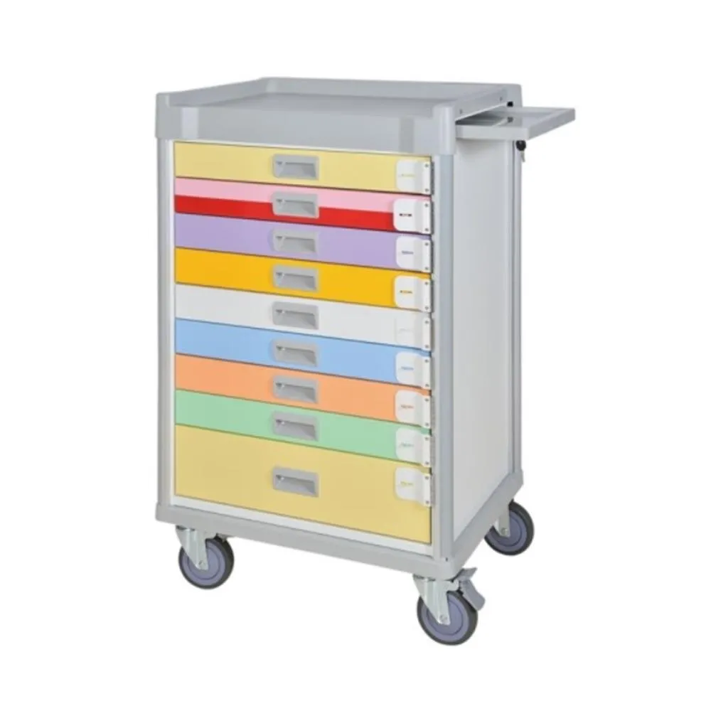 MX Pediatric Emergency Cart 37" (Color Coded)