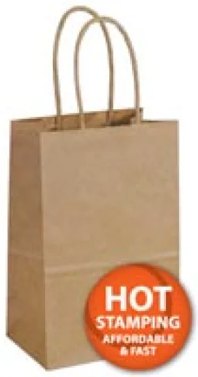 Natural Kraft Paper Shoppers