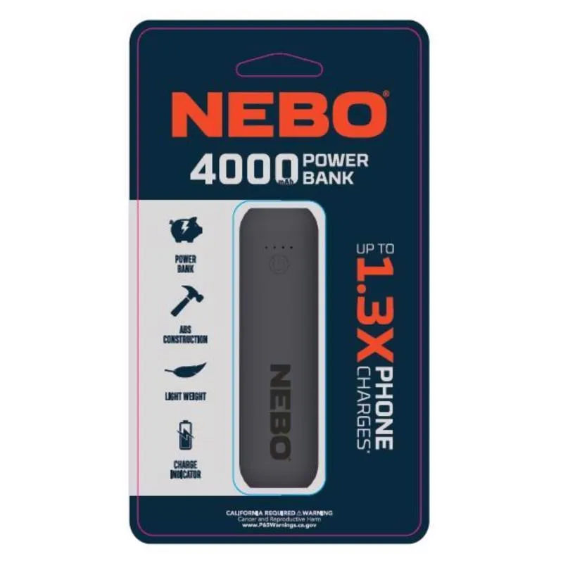 NEBO Power Bank 4000 mAh 1 pk