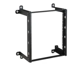 Network Rack, V-Line 12in Deep Open Frame Wall Mount