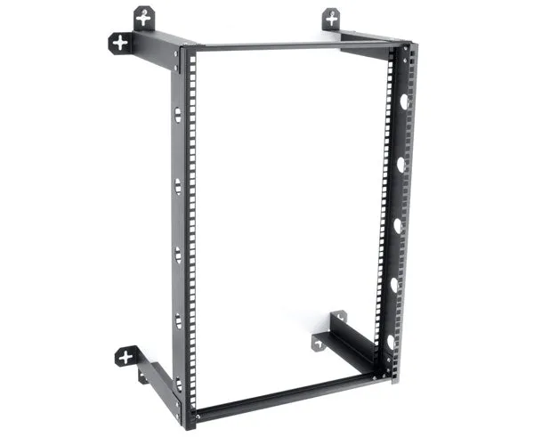 Network Rack, V-Line 12in Deep Open Frame Wall Mount