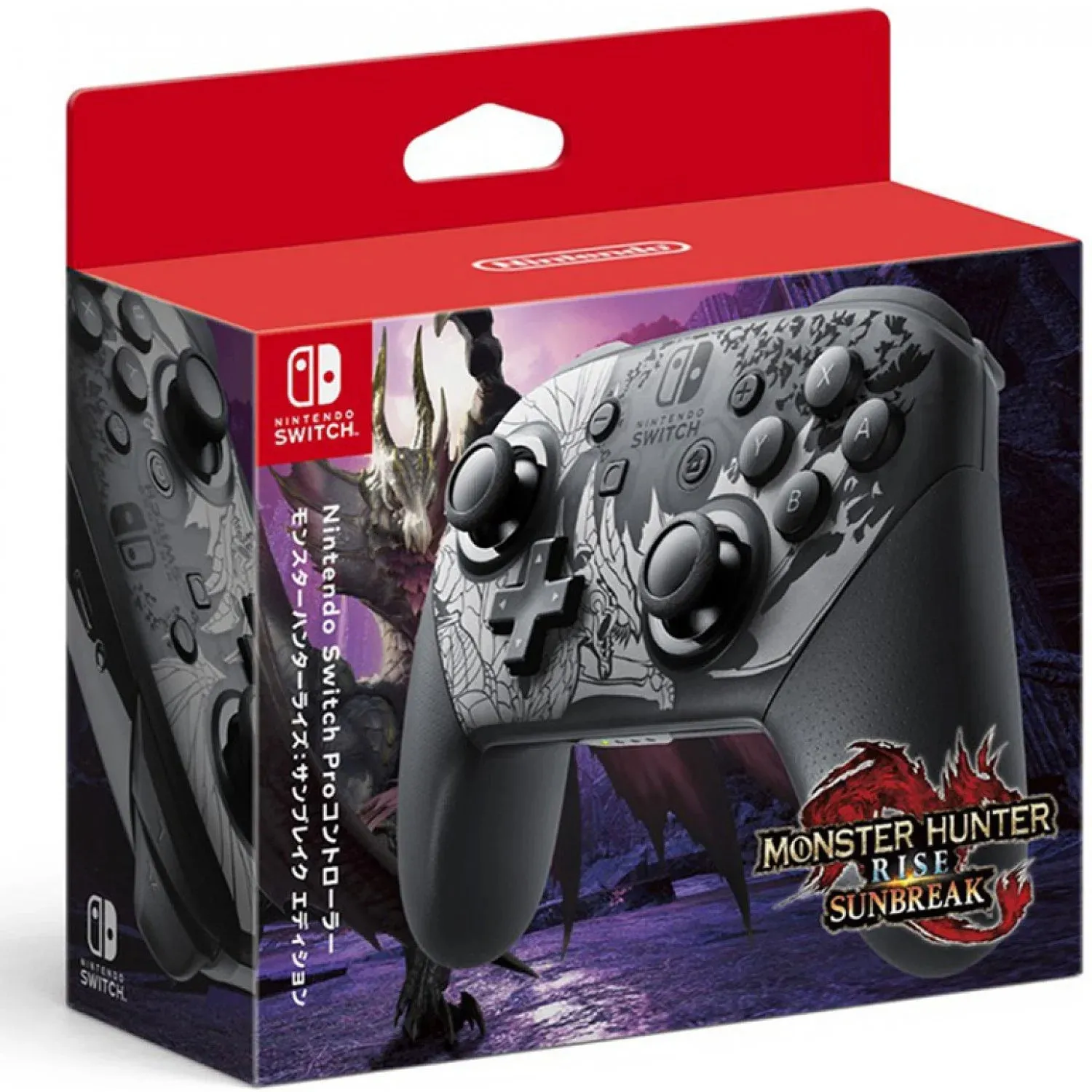 Nintendo Switch Pro Controller Monster Hunter Rise Sunbreak Edition (Japan)