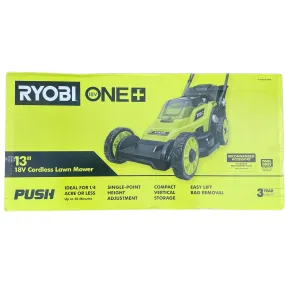 ONE  18-Volt 13 in. Cordless Battery Walk Behind Push Lawn Mower (Tool Only)