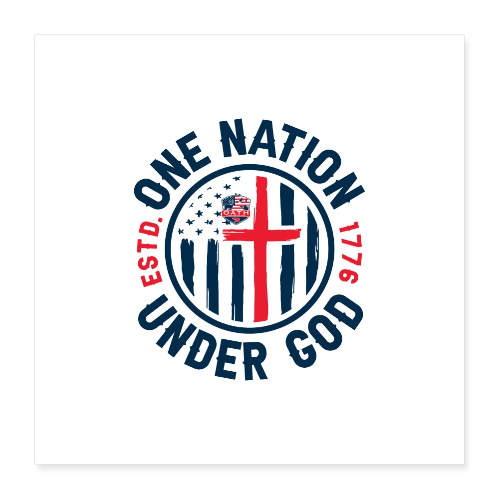 ONE NATION UNDER GOD 24" x 24" Poster