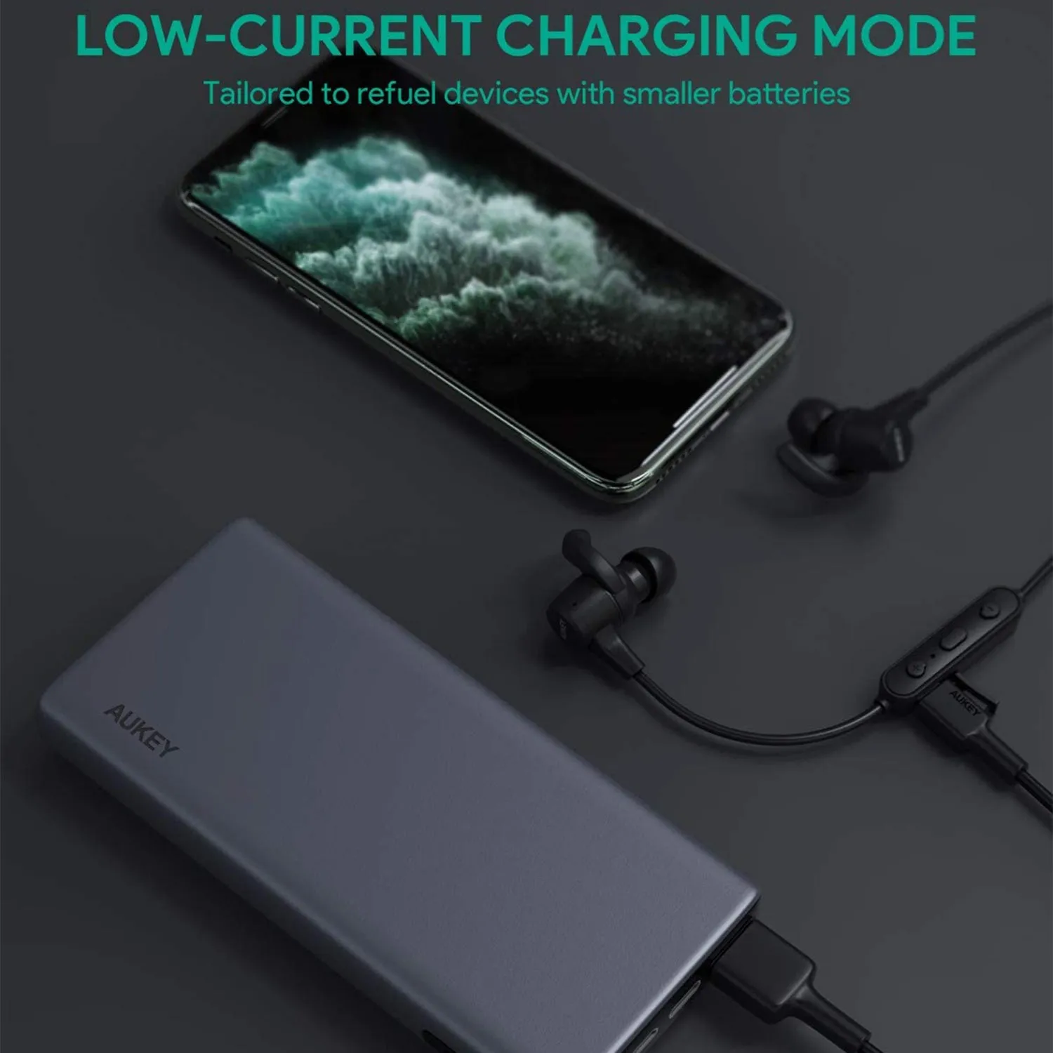 PB-Y32 18W PD QC 3.0 10000mAh Power Bank with Wireless Charging