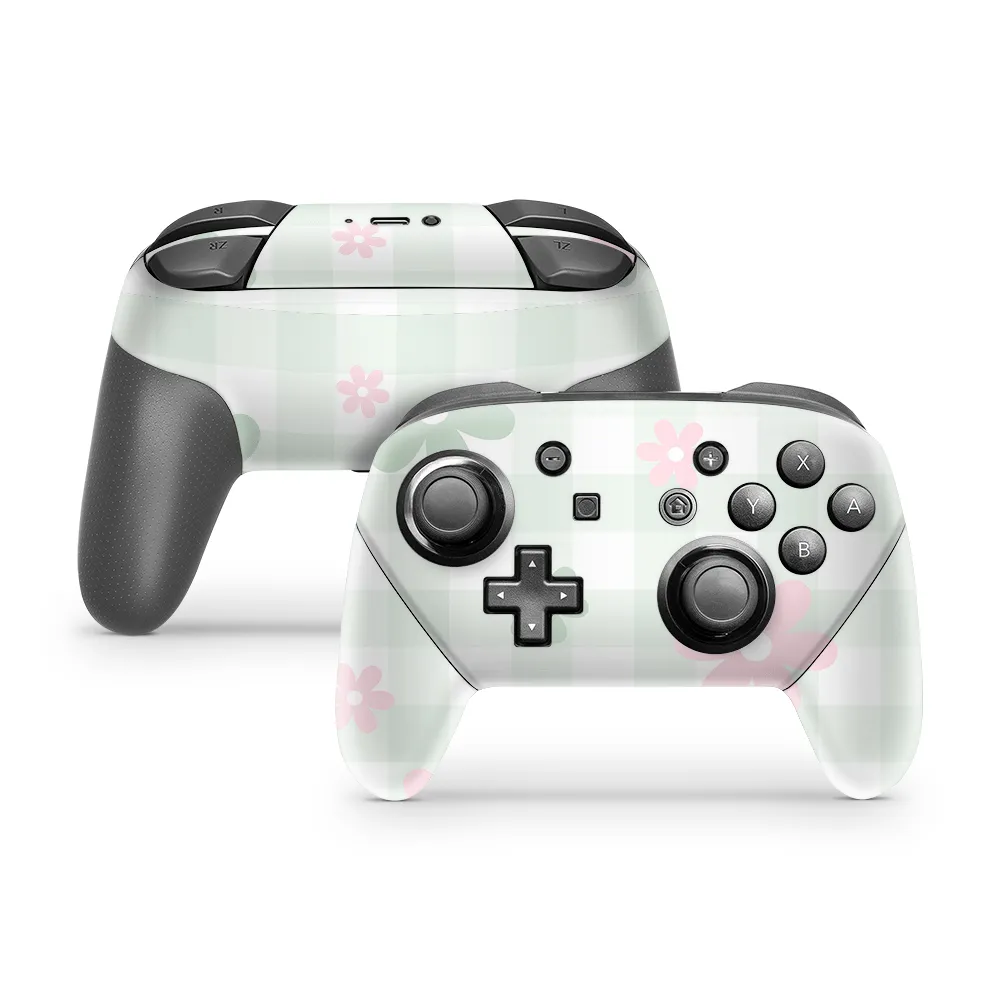 Peaceful Meadows Nintendo Switch Pro Controller Skin