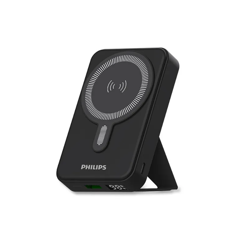 Philips 15W Magnetic Wireless Power Bank 10000mAh Powerbank with Battery Display USB Type C for iP 15/14 DLP9859N