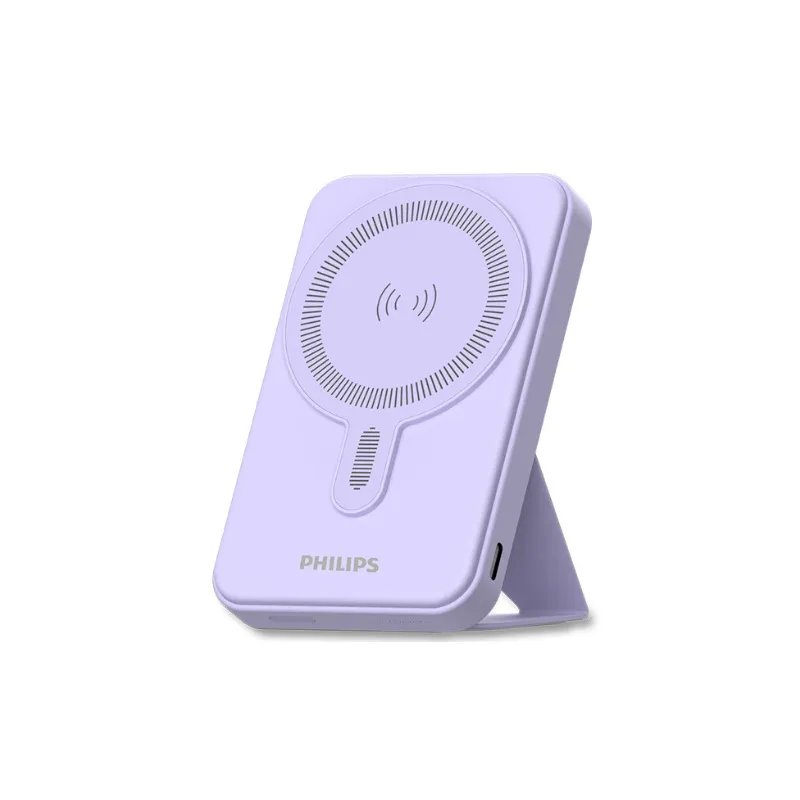 Philips 15W Magnetic Wireless Power Bank 5000mAh Wireless Charger Charging Powerbank USB Type C for iP 15/14 DLP9819N