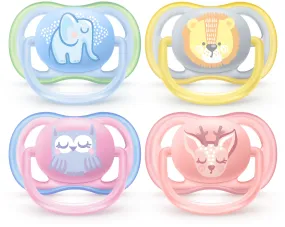 Philips Avent - Ultra Air Pacifier 2pk 0-6M Animals