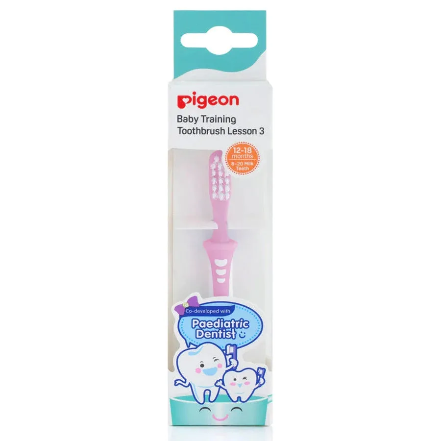 Pigeon Training Tooth Brush Lesson-3 (Pink)