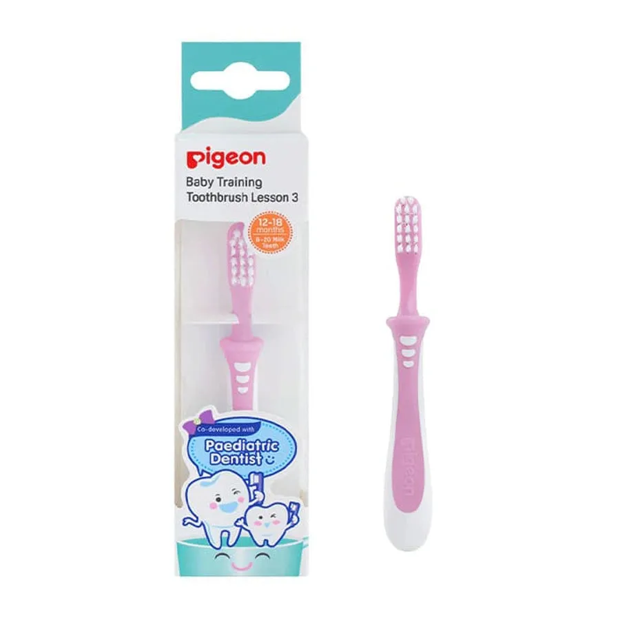 Pigeon Training Tooth Brush Lesson-3 (Pink)