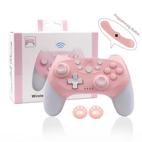 Pink Bluetooth Game Controller For PC/Switch