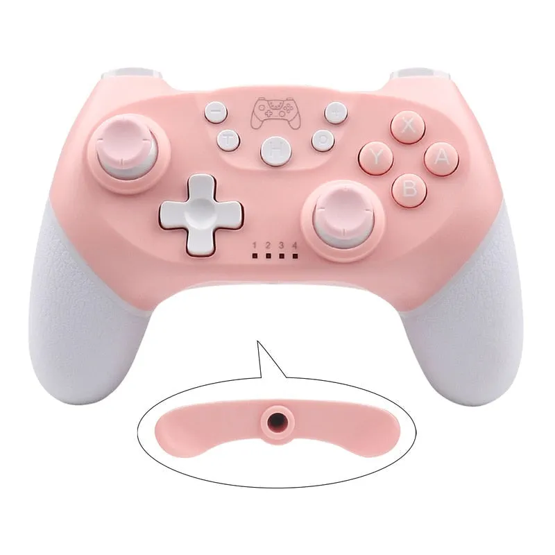 Pink Bluetooth Game Controller For PC/Switch