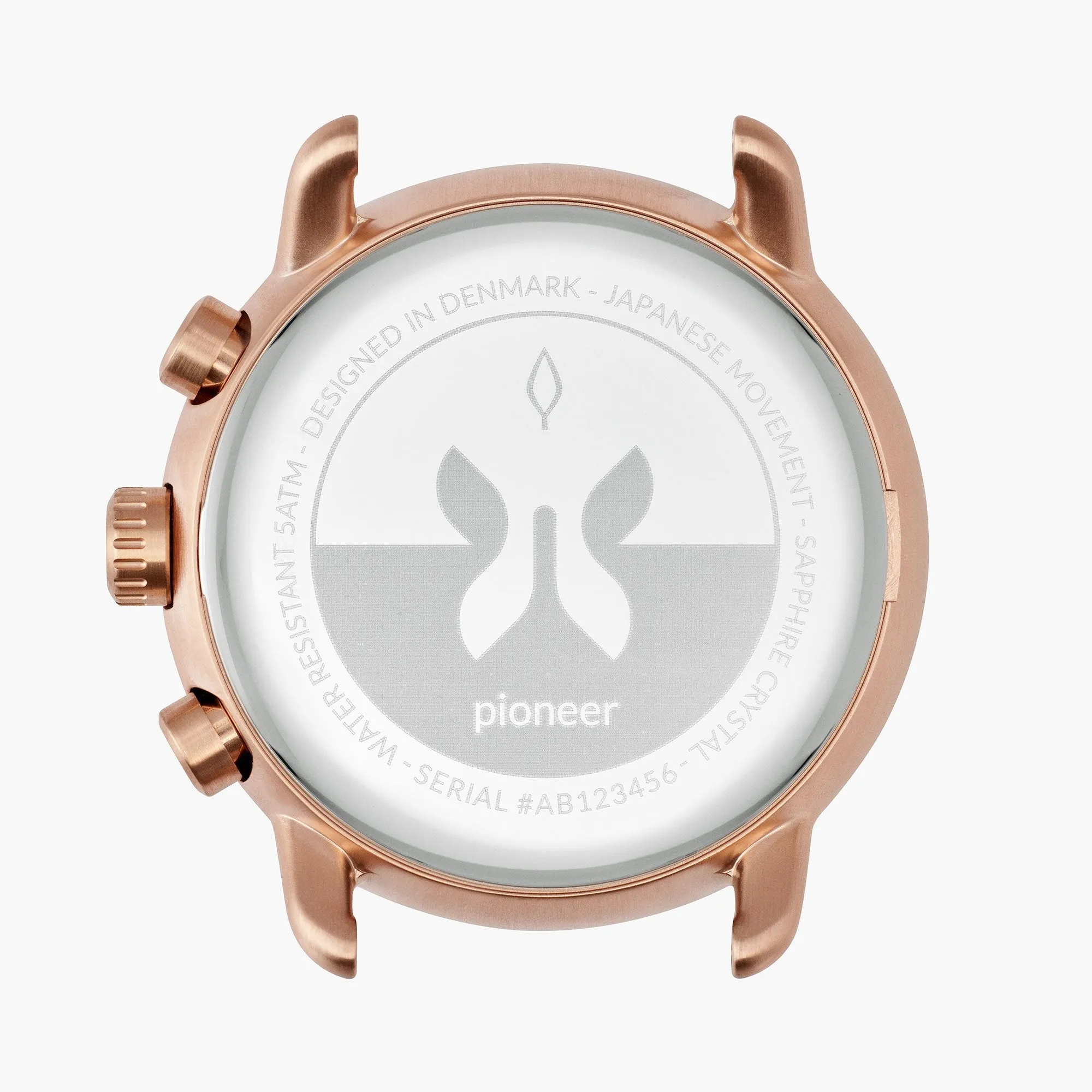 Pioneer | Black Dial - Brown Leather