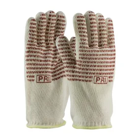 PIP 43-802S Double-Layered Cotton Seamless Knit Hot Mill Glove with Double-Sided EverGrip Nitrile Coating - 32 oz