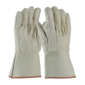 PIP 94-932G Premium Grade Hot Mill Glove with Three-Layers of Cotton Canvas and Burlap Liner - 32 oz