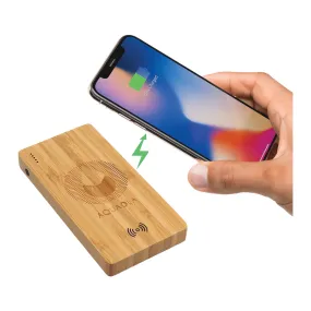 Plank 5000 mAh Bamboo Wireless Power Bank